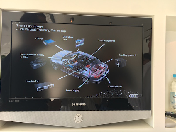 虛擬培訓車上新增的各項設備